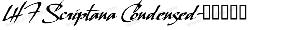 LHF Scriptana Condensed字体转换